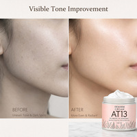 Crème Visage Éclaircissante Unifiante AT13 8% Arbutine 5% Acide Tranexamique avec Niacinamide et Glutathion pour les Taches Brunes