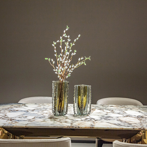 Decorazioni vascolari moderne in vetro soffiato a mano maison oggetti decorativi vaso di vetro di lusso - Product Image 4