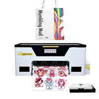 Imprimante DTF 30 cm A3 A2 30 cm 60 cm Xp600 Ensemble tout-en-un Machine d'impression et de teinture à la poudre DTF Machine d'impression sur vêtements