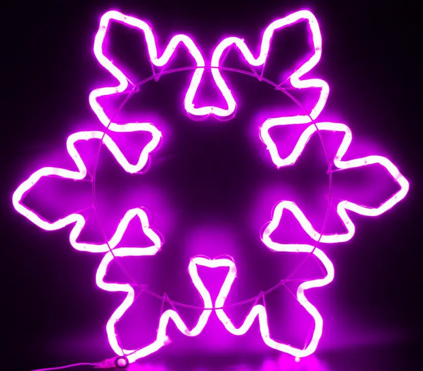 Led snowflake light 230V/110V/24V Christmas decorative motif light large size customize