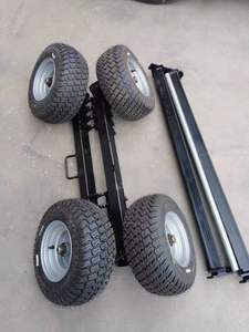 Camión de remolque Rueda Dolly 40cm 50cm Diámetro Neumáticos Precio de fábrica al por menor o al por mayor - Product Image 3