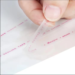 Aiudo nhà máy nắp Kéo Trong Suốt CELLO tùy chỉnh kích thước lớn tự niêm phong dính rõ ràng nhựa Poly OPP/<span class=keywords><strong>Bopp</strong></span> túi để đóng gói - Product Image 4
