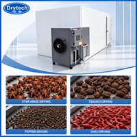 Machine de séchage d'épices DRYTECH à haute efficacité contrôlée par PLC avec pompe, prolonge la durée de conservation des épices, capacité de 300-400 kg