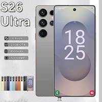 Smartphone S26 Android 22 Go + 2 To, Version Globale à Réponse Rapide, Double Carte SIM 5G, Téléphones Mobiles de Jeu à Grand Écran Ultra Intelligents S25