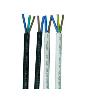 High Quality h05vv-f power cable electrical wire vde cable h05vv-f 3*1.0 h07rnf