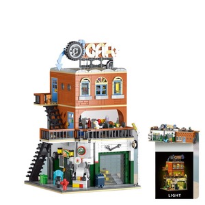 Kit de construction de modèle d'atelier de réparation automobile 2 en 1, blocs éducatifs pour l'apprentissage STEM, 1637 pièces, jouets en ABS, à partir de 10 ans - Product Image 1
