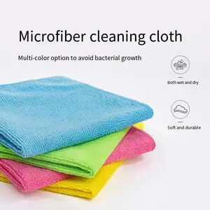 Handuk pencuci meja dapur, kain pembersih meja mikrofiber dipertebal ramah lingkungan untuk rumah tangga