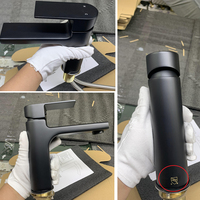 Robinet de lavabo cascade en laiton massif certifié CUPC, sans plomb, à poser sur le comptoir, pour salle de bain, pour le marché américain