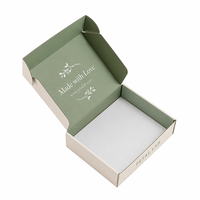 Cajas de Cartón Corrugado con Materiales Reciclados Personalizadas con Logotipo Estampado en Caliente, Empaque Ecológico Moderno y de Lujo para Calcetines y Zapatos