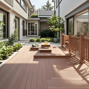 Planche de plancher en bois composite en plastique <span class=keywords><strong>pour</strong></span> <span class=keywords><strong>terrasse</strong></span> d'hôtel et de maison Wpc étanche à l'humidité <span class=keywords><strong>pour</strong></span> l'<span class=keywords><strong>extérieur</strong></span> - Product Image 1