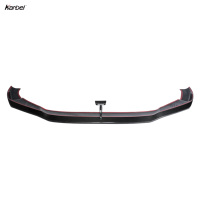 Lame avant Karbel style KB en fibre de carbone sèche, séparateur de pare-chocs arrière brillant 3D pour BMW X3M F97 X4M F98 2019+