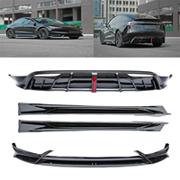 Kit carrosserie en matériau PP : Lame avant, Lame arrière, Jupes latérales pour Tesla Model 3 2024+