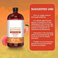 En stock, gouttes liquides multivitaminées, compléments alimentaires pour la croissance des cheveux et les soins de la peau, non destiné aux femmes enceintes, sans danger pour les adultes