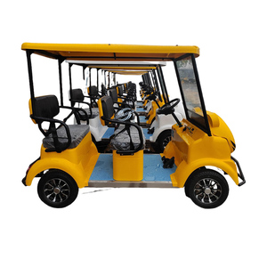 รถเที่ยวชมสถานที่ไฟฟ้าติดโลโก้ตามสั่ง 4 ที่นั่ง ยางสำหรับวิ่งออฟโรด เหมาะสำหรับชายหาดและสถานที่ชมวิว - Product Image 6