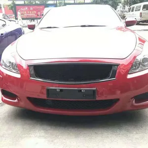 ฝาครอบกระจังหน้า G37คาร์บอนไฟเบอร์สำหรับ Infiniti G37 Coupe 2ประตู2013