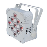Éclairage led sans fil à batterie UV 9x18w RGBWA, haute qualité dmx, led par, pour la scène, mariage, fête à domicile