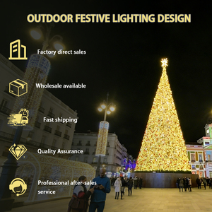 Wholesale Outdoor Large Christmas <strong>Tree</strong> 5 Meters 6m Decorative Artificial Slim.and Tall LED Christmas Frame <strong>Tree</strong> - Product Image 3