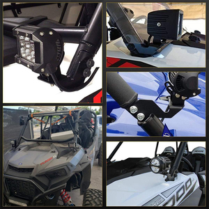 Support d'antenne tout-terrain <span class=keywords><strong>pour</strong></span> extension <span class=keywords><strong>de</strong></span> phare LED, compatible avec les supports en acier inoxydable, <span class=keywords><strong>cuivre</strong></span> et aluminium, estampés en tôle - Product Image 4