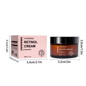Crema Reparadora Blanqueadora con Retinol, Ácido Hialurónico y Vitamina E para Arrugas, para Piel Opaca, Hidratante Antienvejecimiento, Suaviza las Líneas Finas, Reduce las Arrugas - Product Image 6