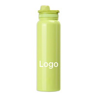 Bouteille isotherme légère et réutilisable, anti-fuite, gourde sportive portable pour activités de plein air