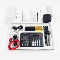 Kit d'enregistrement avec microphone à condensateur bidirectionnel filaire BM800+M6 pour cartes son et mixeurs audio