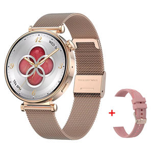 นาฬิกาอัจฉริยะ HK41 Alomed หน้าจอกลม กันน้ำระดับ IP68 สายรัดข้อมือฟิตเนสสำหรับผู้หญิง เครื่องเล่นเพลง ตรวจวัดอัตราการเต้นของหัวใจ - Product Image 5