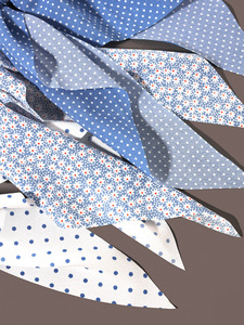 Élastiques et rubans pour cheveux personnalisés - Chouchous à nœud, élastiques à cheveux type foulard pour femmes et filles - Product Image 5