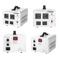 Transformador LVYUAN 2500W 2KVA monofásico 220V 110 V paso arriba y abajo transformador toroidal 220 a 110 convertidor de voltaje
