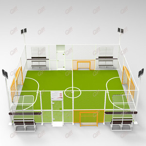 Bền chất lượng tốt cỏ nhân tạo bóng đá bóng đá lĩnh vực Panna bóng đá để bán - Product Image 2