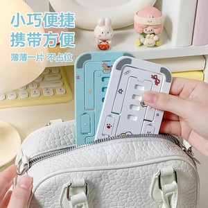 Support de téléphone pliable simple, réglable multi-angles, support de bureau avec design d'autocollants DIY - Product Image 4