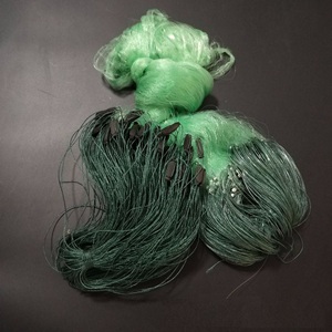 Chine vert 1.5m profondeur 100m longueur 6cm <span class=keywords><strong>maille</strong></span> trois couches <span class=keywords><strong>filet</strong></span> <span class=keywords><strong>de</strong></span> pêche en Nylon Monofilament pour petit poisson <span class=keywords><strong>filet</strong></span> maillant - Product Image 4