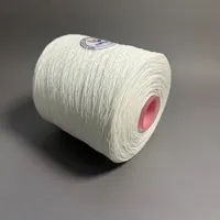 Benang Putih Mentah Tahan Panas Berkualitas Tinggi TFO 21s/2 21s/3 100% Poliester untuk Bahan Baku Pabrik Benang Jahit Poliester