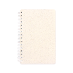 customized Hot Selling hard plastic paper straw cover diary Notebook journal paper planner a4 Customizable A5 A6 B5 eco friendly