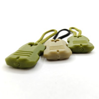Boucle de corde en plastique kaki vert militaire pour sacs à dos et vêtements de sport de plein air prix de gros