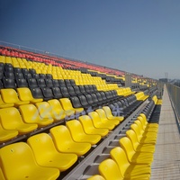 Avant Sports Sièges de gradin fixes en métal Sièges de stade portables pour les événements Football Baseball et F1 | Tribune extérieure durable