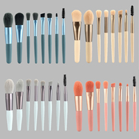 Ensemble de pinceaux de maquillage professionnel de luxe de 8 pièces pour maquilleur avec logo personnalisé, pinceaux de maquillage, maquillage en gros