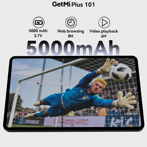 Getmi PLUS 101 MTK8768 4GB + 64GB 10นิ้ว802.11b/g/n/ac WIFI 4H-5h เวลาทำงานแท็บเล็ตพีซี - Product Image 3
