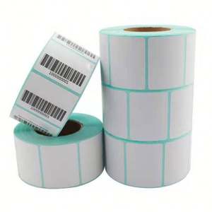 Etiquetas adhesivas de impresión térmica autoadhesivas personalizadas escritura a mano grabable 120mm * 60mm impermeable 200 pegatinas paquete PP embalaje - Product Image 6