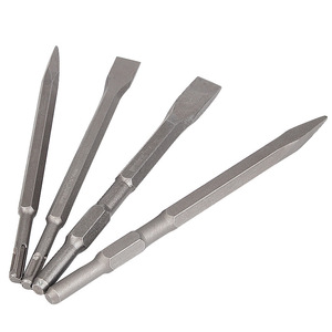 Wynns Tools W4358 <span class=keywords><strong>Burin</strong></span> de poinçonnage pour <span class=keywords><strong>marteau</strong></span> perforateur électrique, à queue carrée, tête à quatre trous, plat, pour le perçage du béton et du ciment - Product Image 5