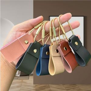 PU Leather Strap Key <b>Ring</b> with Detachable Metal Multi-function Car Keychain Pendant - Product Image 4