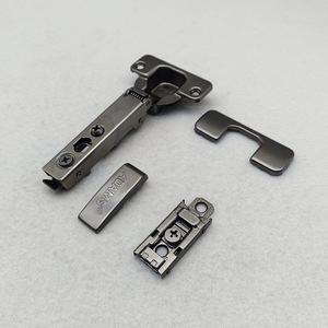 บานพับเฟอร์นิเจอร์แบบฝังเต็มรูปแบบ Adams Gunmetal Black 3D Hinge ขนาด 16-28 มม. ปิดแบบนุ่มนวล สำหรับตู้เสื้อผ้า - Product Image 3