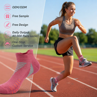 Chaussettes de course pour hommes, femmes et jeunes, anti-ampoules, anti-humidité, séchage rapide, écologiques, pour l'entraînement sportif, avec logo, 3/6 paires