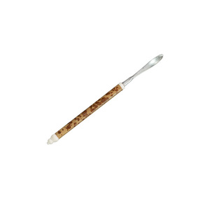 Pelle à thé, cuillère à thé, passoire à thé, couteau à thé en étain pur avec manche en bambou Xiangfei rouge, d'inspiration zen rétro - Le Six - Product Image 2