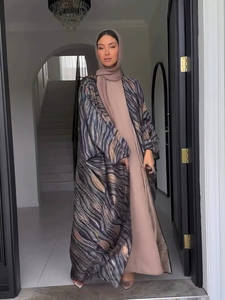 Cárdigan Loriya Moderno con Mangas Murciélago para Mujeres Musulmanas, Estilo Abaya, Moda Islámica Modesta - Product Image 6