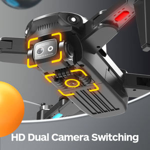Mini Dron LF638 con Sistema de Vuelo Inteligente, Cámara Dual 4K HD, Plegable, para Principiantes, Control Remoto en Tiempo Real de 1 km, Control por Aplicación - Product Image 6