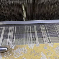 Tissu de rideau jacquard rayé à couleurs coordonnées, en polyester doux, pour salon - Grande Vente