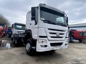 รถบรรทุกหัวลากมือสอง SINOTRUK Howo 6x4 พวงมาลัยซ้าย 351-450 แรงม้า เครื่องยนต์ Weichai เกียร์ธรรมดา 8F/1R รับน้ำหนัก 21-30 ตัน - Product Image 4