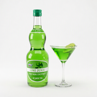 Sirop aromatisé au jus de citron vert Anran en gros, bouteille de 730 ml, concentré aromatique pour cocktails, boissons gazeuses glacées et colorants