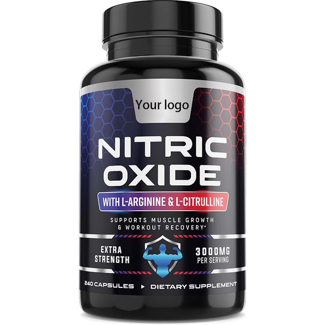 Nitric Oxide Supplement-L Arginine L Citrulline Blend Vegan Non-GMO Capsules Adult Performance Endurance Muscle Support 60