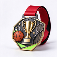 Médailles sportives gravées sur mesure, médailles de trophée personnalisées frappées à l'emporte-pièce pour les compétitions et événements sportifs